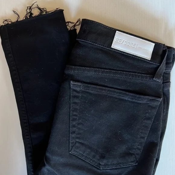 NWOT Re/Done high rise ankle crop - Picture 1 of 6